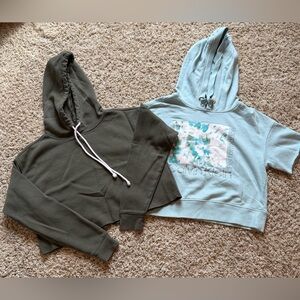 Two women's size small athletic sweaters. I'm selling both for one price.